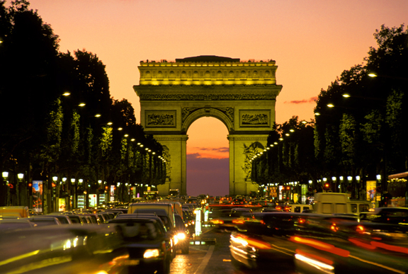 Paris, el arco del triunfo